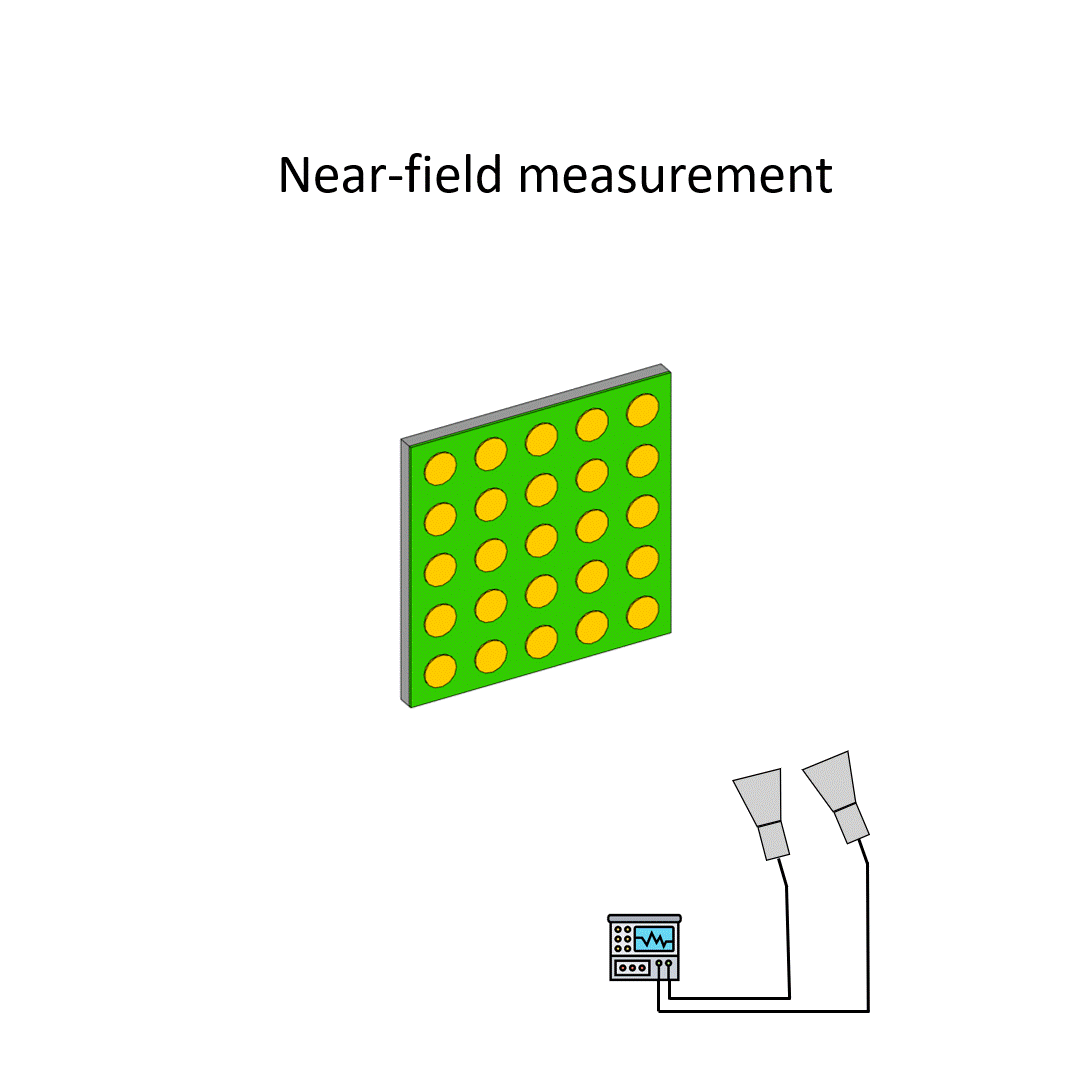 Single-Cut Phaseless Near-Field Measurements using Two Probes