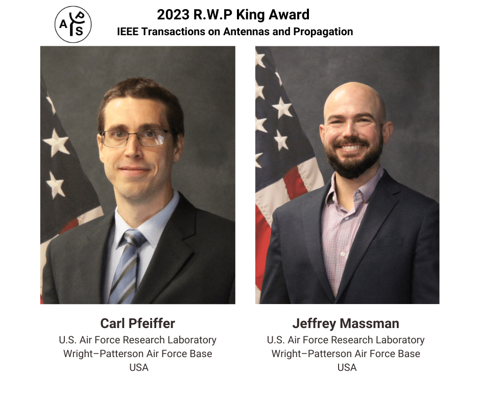 2023 IEEE AP-S R.W.P. King Award