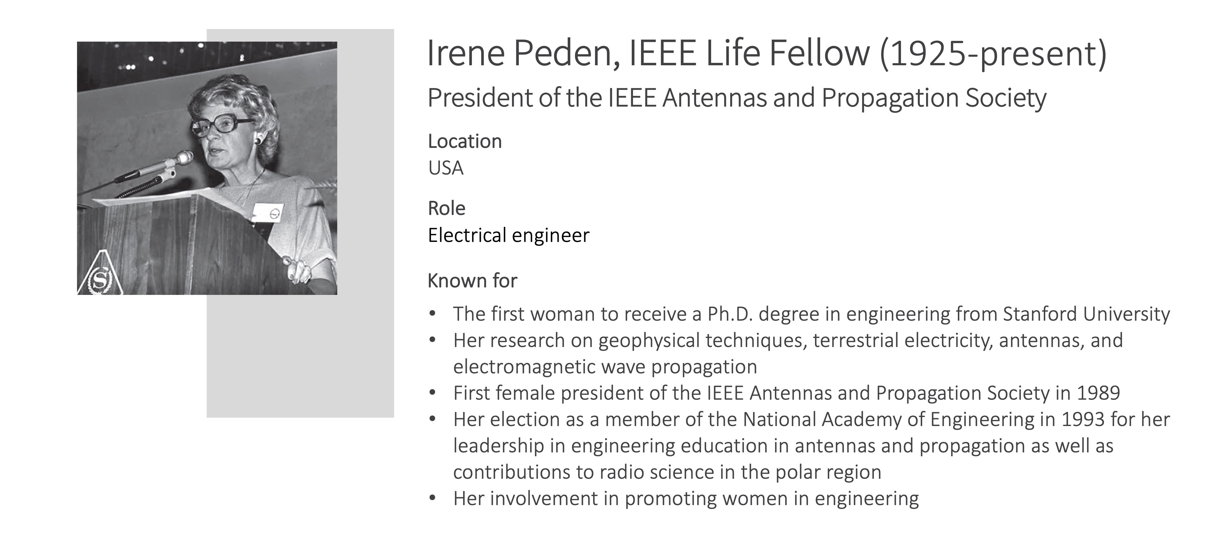 Irene Peden
