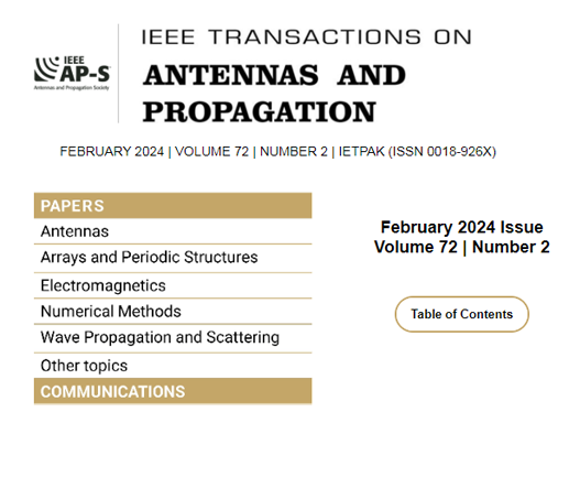 The February 2024 Newsletter of IEEE Transactions on Antennas and Propagation Image