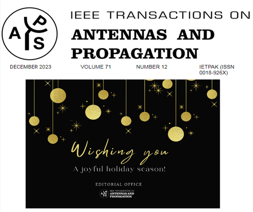 The December 2023 Newsletter of IEEE Transactions on Antennas and Propagation Image
