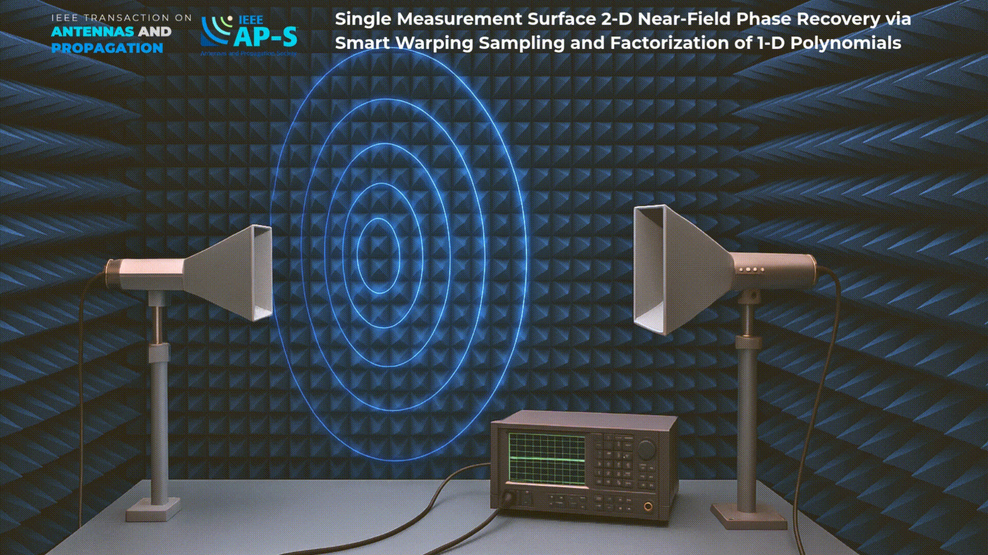 Single Measurement Surface 2-D Near-Field Phase Recovery via Smart Warping Sampling and Factorization of 1-D Polynomials Animation