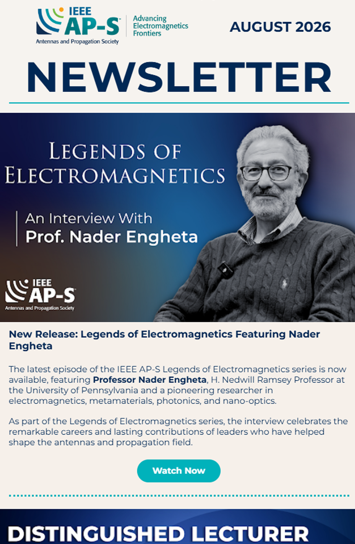 IEEE AP-S August 2026 Newsletter