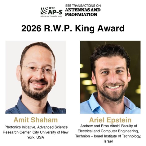 2026 IEEE AP-S R.W.P. King Award