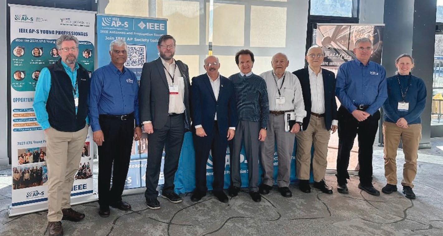 Leaders of AP-S, USNC, and URSI at NRSM 2026 in Boulder